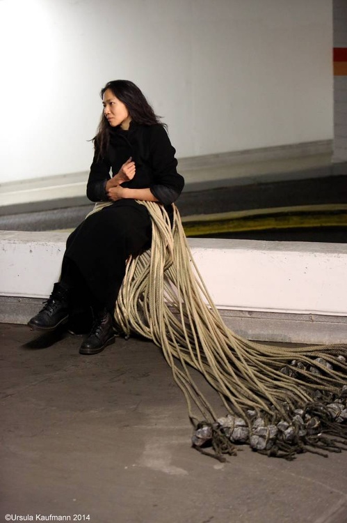 UNDERGROUND III - von und mit Tänzern des Tanztheaters Wuppertal Pina Bausch - 09.10.2014, Wicküler Park - Parkhaus, Wuppertal Foto Ursula Kaufmann J09A4188.JPG
