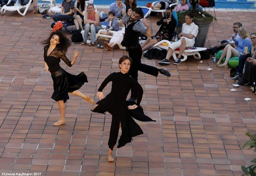 Kunstbaden im Grugabad Essen, 02.06.2017 | Chr.: Jelena Ivanovic und Folkwang Kammer Orchester