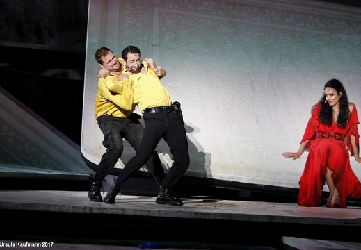 Carmen von Georges Bizet | Inszenierung: Kasper Holten | Bühne: Es Devlin | Seebühne Bregenzer Festspiele 2017 | 19.07.2017