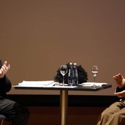 Stellungnahme eines Kriegsministers im Schlafanzug,ratlos | Alexander Kluge im Gespräch mit Helge Schneider | 10.11.2017 | Museum Folkwang,Essen