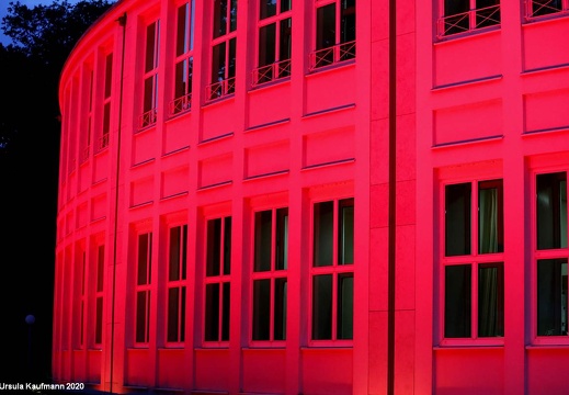 Night of Light, Wahrzeichen und Eventorte in Rot