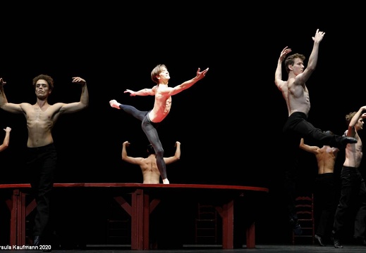Deutscher Tanzpreis an Raimund Hoghe | Tanzpreis-Ehrungen an Raphael Hillebrand, Antje Pfundtner, Friedemann Vogel | Aalto Theater, 17.10.2020
