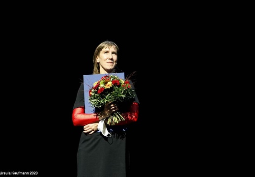 Deutscher Tanzpreis an Raimund Hoghe | Tanzpreis-Ehrungen an Raphael Hillebrand, Antje Pfundtner, Friedemann Vogel | Aalto Theater, 17.10.2020