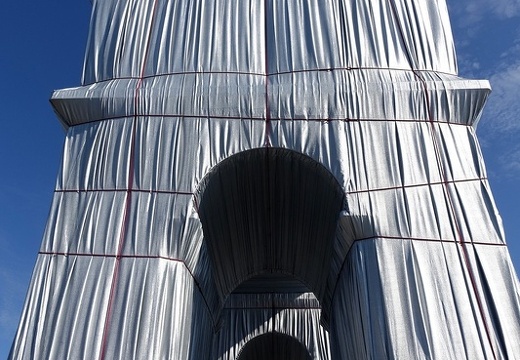 L'Arc de Triomphe, Christo Paris, 18.09.2021, Foto Ursula Kaufmann DSC01493