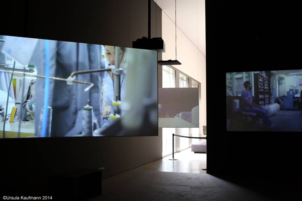 Videoinst. von Antje Ehmann,Harun Farocki, 15.08.2014, Mus. Folkwang, Foto Ursula Kaufmann J09A7099.JPG