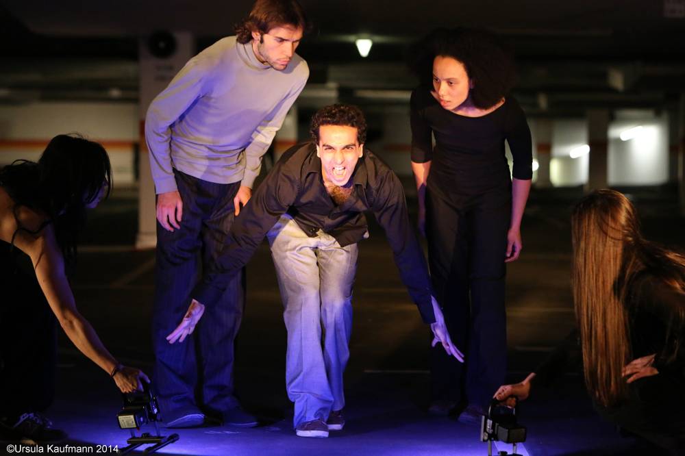 UNDERGROUND III - von und mit Tänzern des Tanztheaters Wuppertal Pina Bausch - 09.10.2014, Wicküler Park - Parkhaus, Wuppertal Foto Ursula Kaufmann J09A4325.JPG